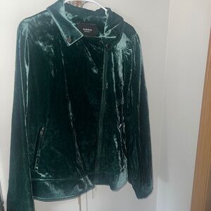 Green Jacket With Sparkling Dress